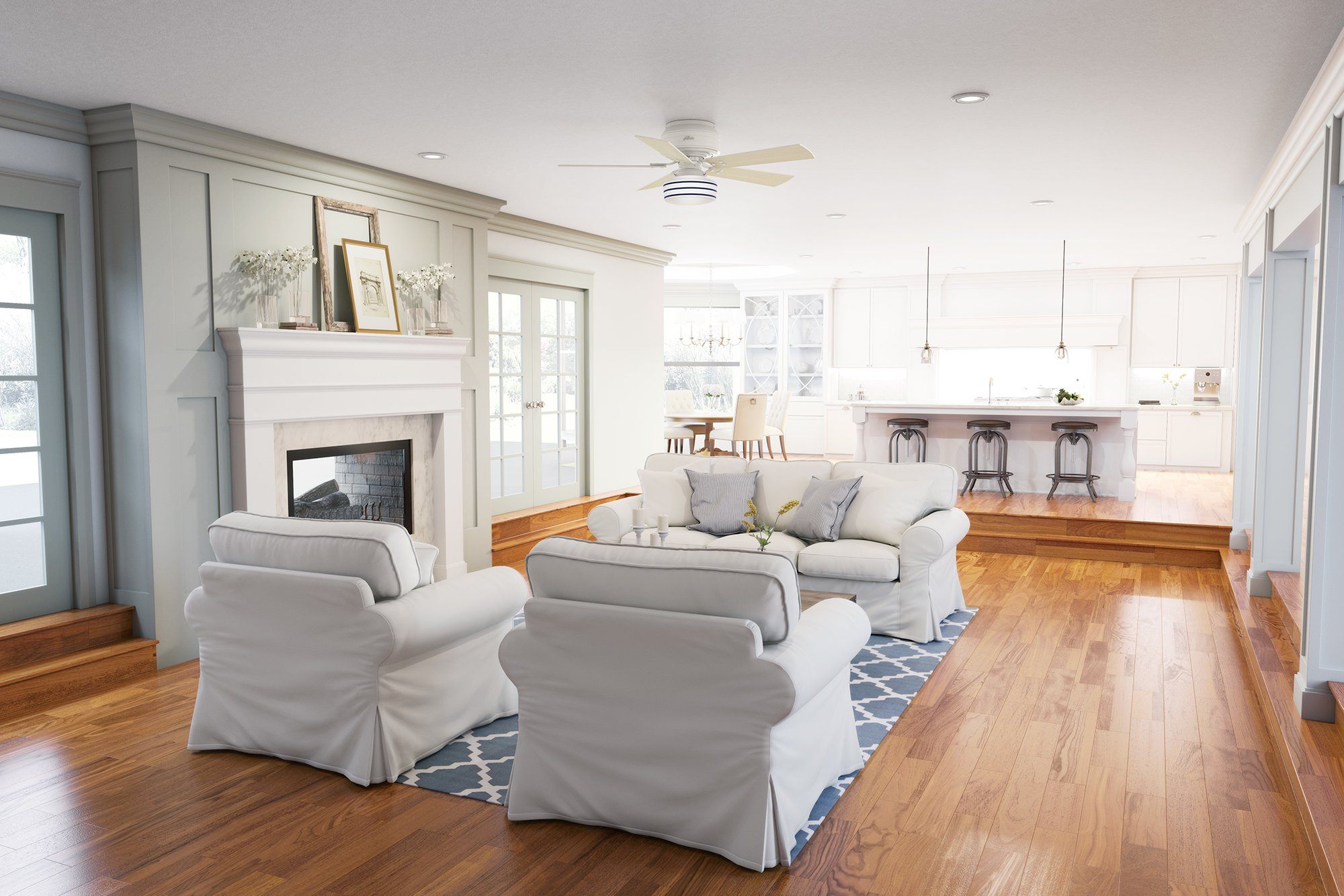 Living room ceiling fan ideas for every style – Hunter Fan