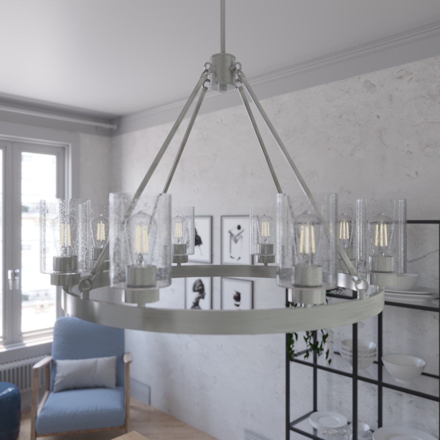 Hunter Hartland 8 Light Chandelier Ceiling Light – Hunter Fan