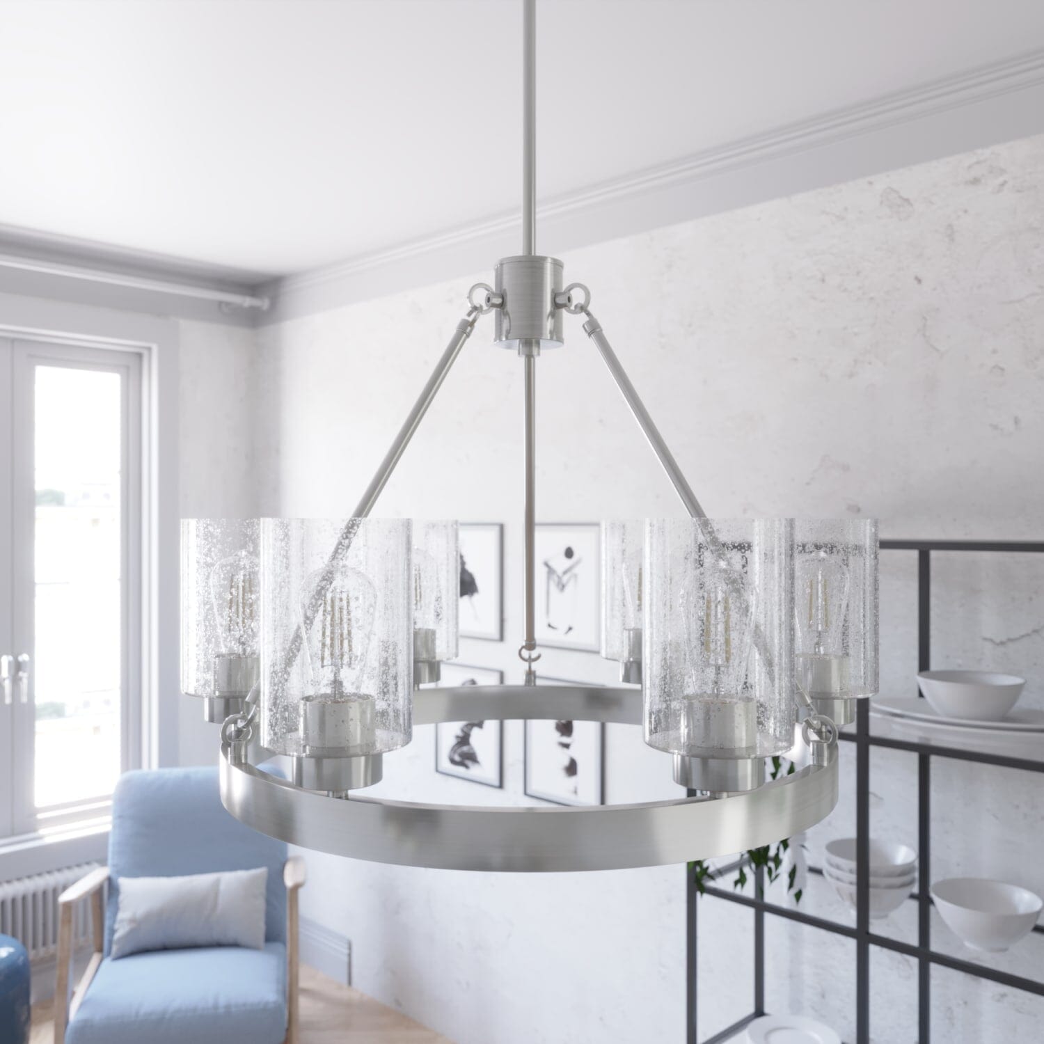 Hunter Hartland 6 Light Chandelier Ceiling Light – Hunter Fan