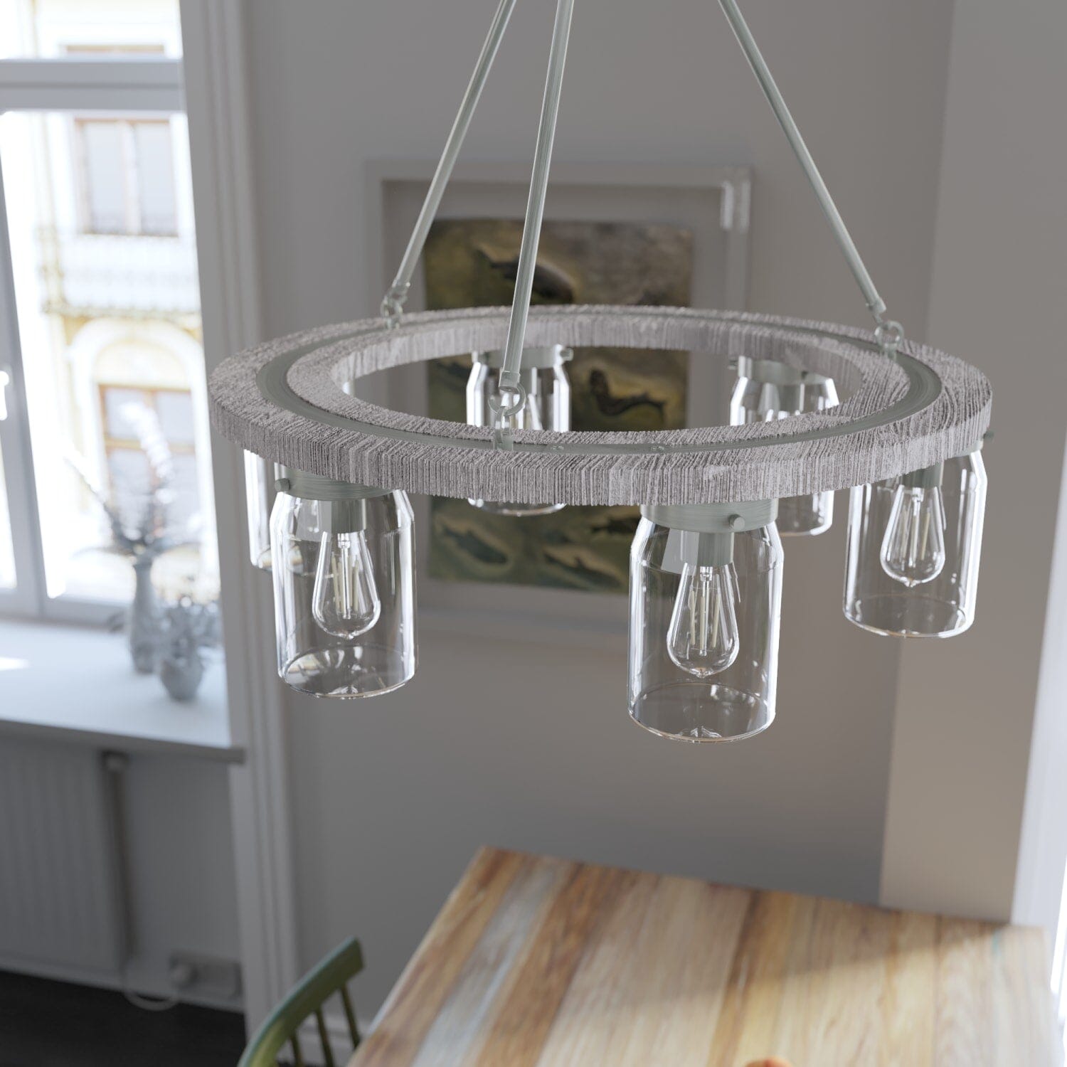 Hunter Devon Park 6 Light Chandelier Ceiling Light – Hunter Fan