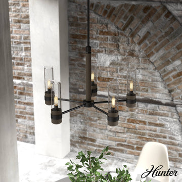 19474_1 river mill 5 light chandelier rustic iron lifestyleimages1c