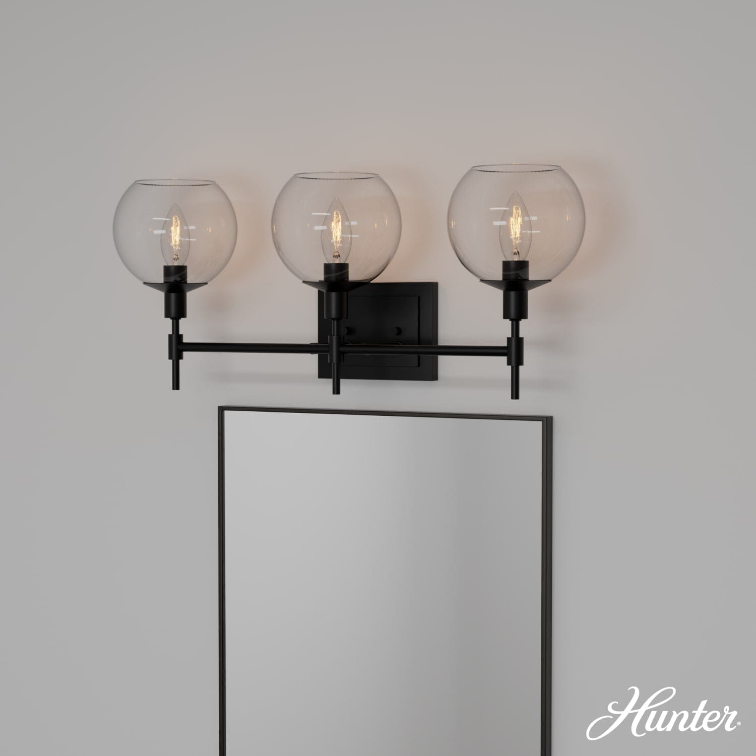 nattyan♡/3 Hunter Xidane 3 Light Vanity Wall Light – Hunter Fan