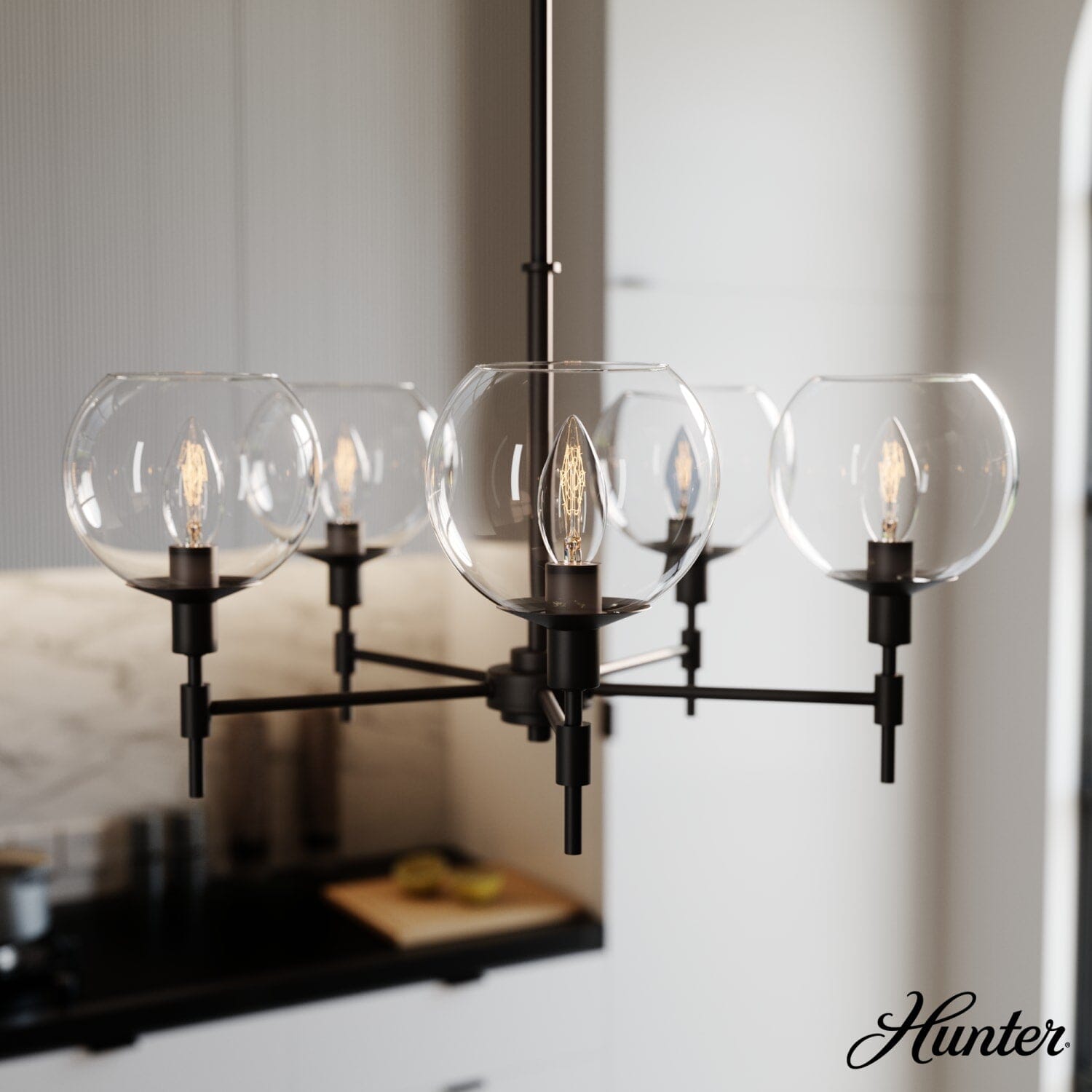 Hunter Xidane 5 Light Chandelier Ceiling Light – Hunter Fan