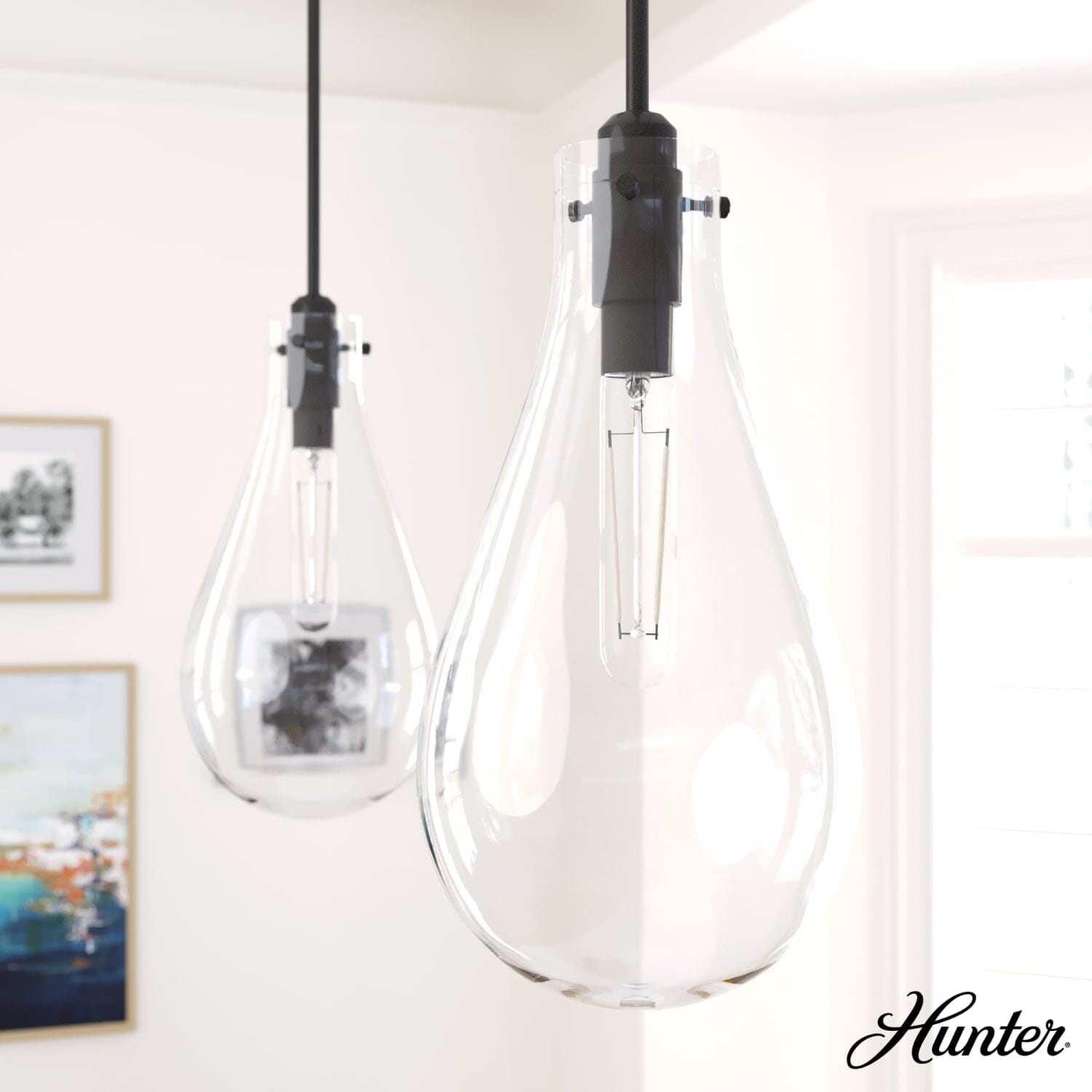 LOF ルミナリー リンデン Hunter Lundin Pendant 1 Light 9 inch Ceiling Light – Hunter Fan