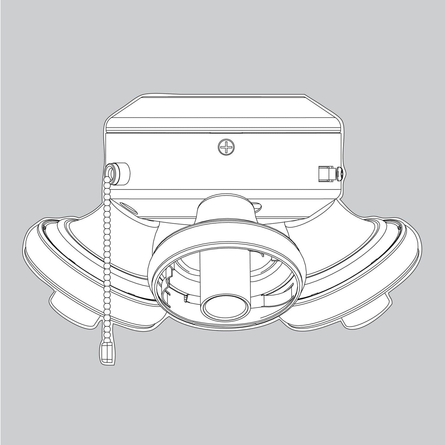 3 Staked Light Fitted-Matte Black - K013318119 Service Parts Hunter