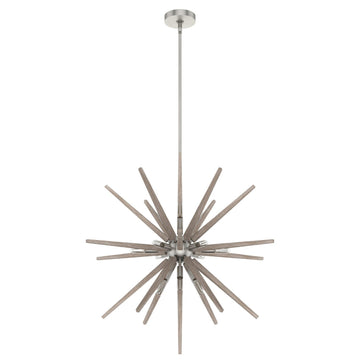 30 inch Jupiter Star Pendant Lighting Hunter Brushed Nickel