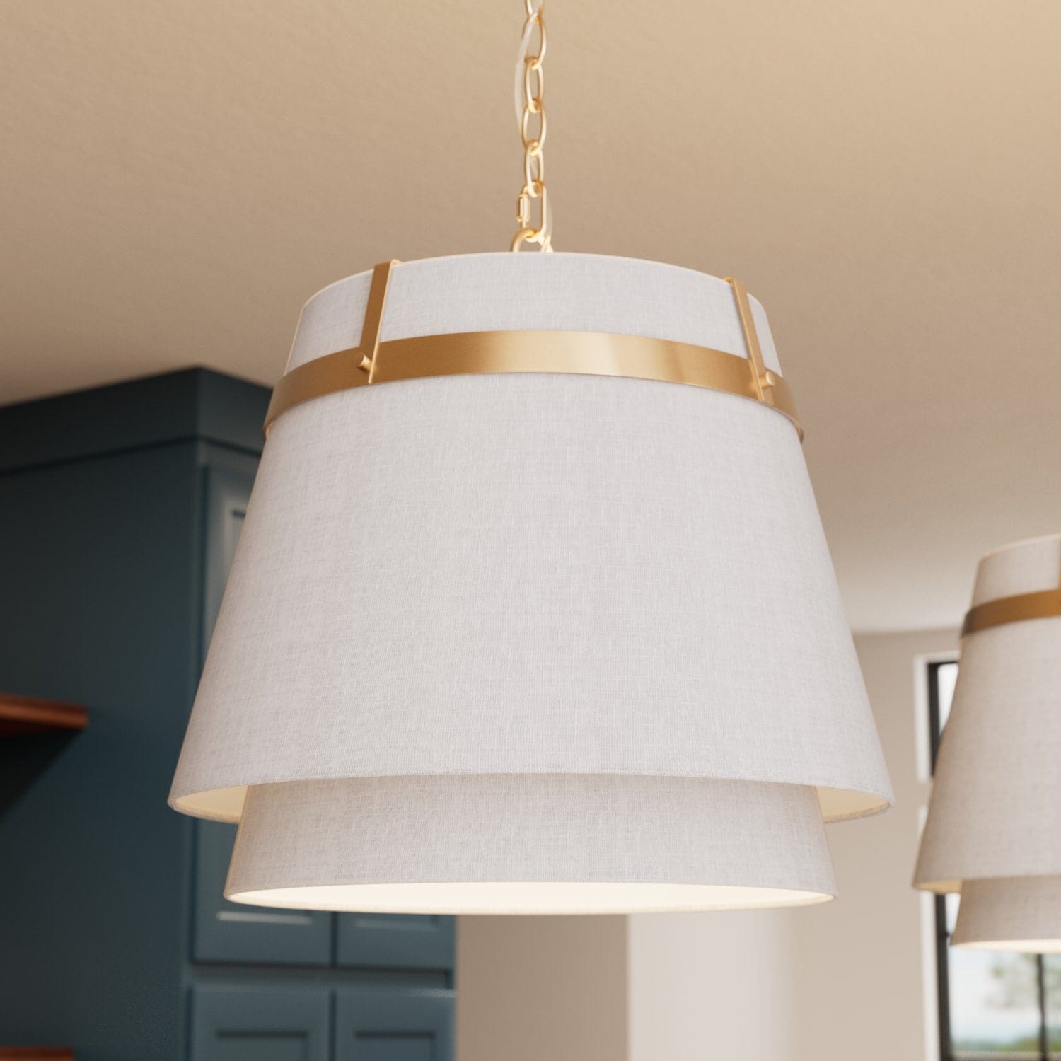 Hunter Ada Lee 1 Light Large 18 Inch Pendant Ceiling Light