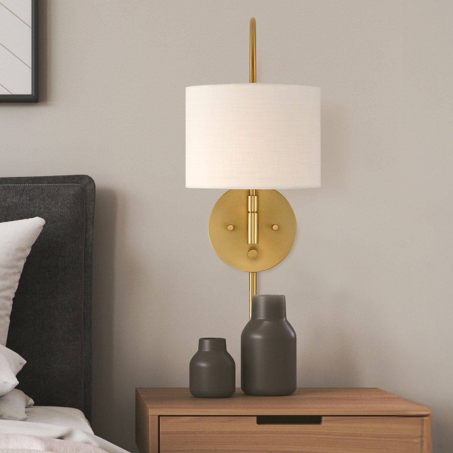 Hunter Horizon 1 Light Large 8 Inch Pin up Sconce Wall Light Hunter Fan — free download