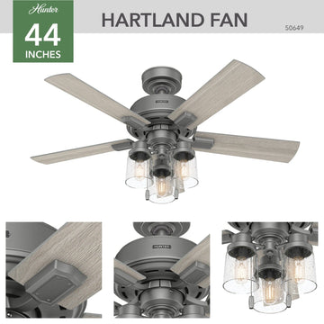 50649_4 hartland with led light 44 inch matte silver detailboard