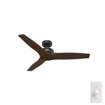 52 Inch Woodfield Ceiling Fans Hunter Premier Bronze - Brushed Cocoa