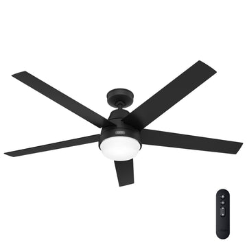 52833_1 aerodyne indoor smart fan energy star with led light 60 inch with remote matte black main