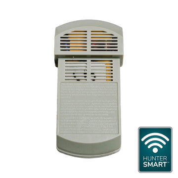 Internal smart fan upgrade component designed to add wireless control capabilities to compatible ceiling fans.