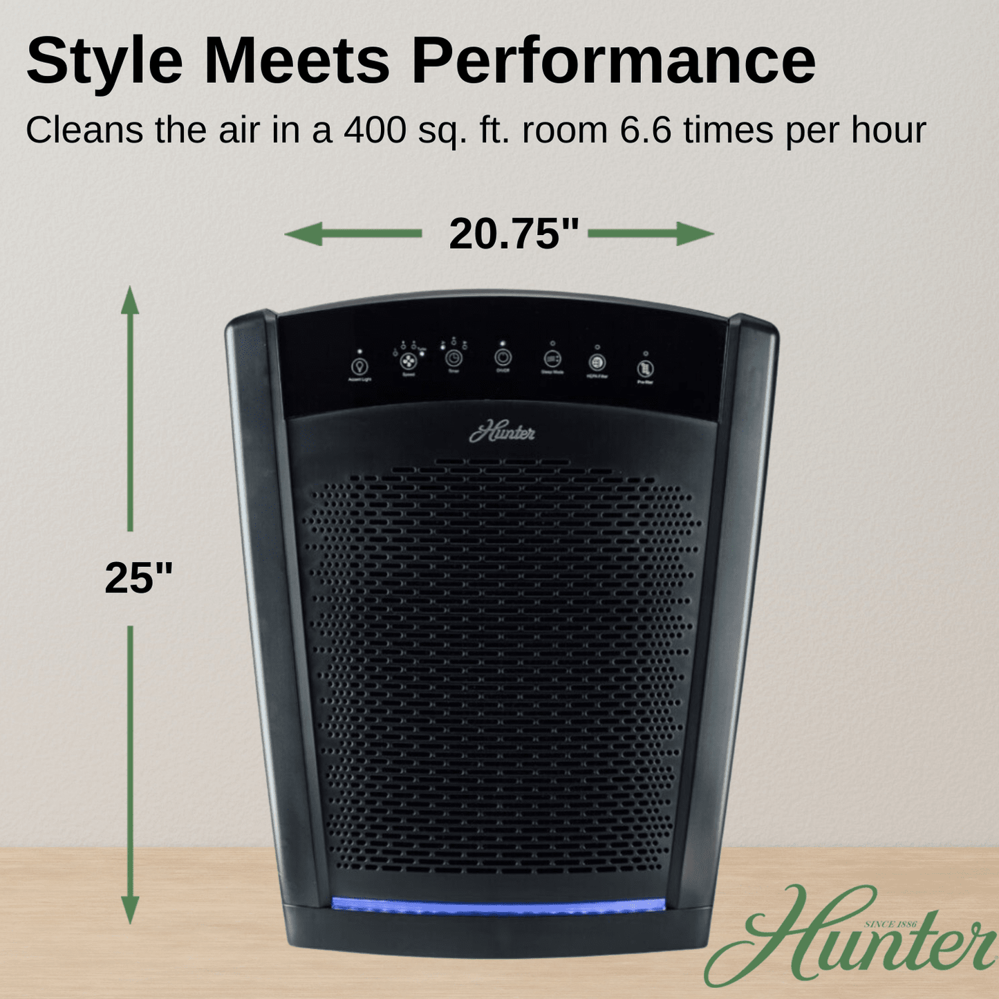 HP800 Multi-Room Large Console Air Purifier Hunter Pure Air