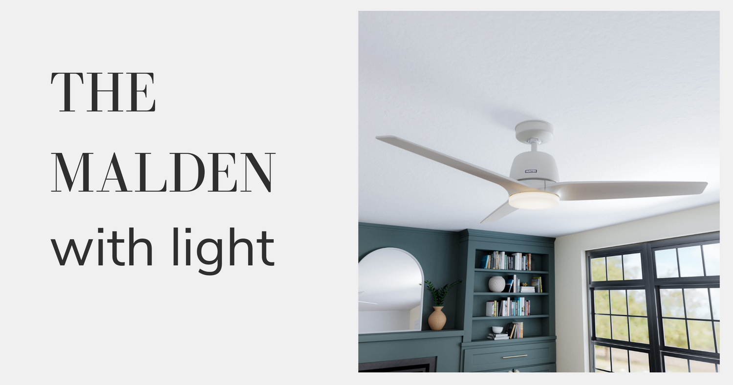 Now with LED Light: The Hunter Malden Jasmine Roth 52" Ceiling Fan Just Got Brighter