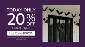 Today Only. 20% Off Orders $349+ with coe: BOO20.