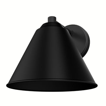 Aeronaut Outdoor WeatherMax 1 Light 10 Inch Small Wall Light Lighting Hunter Matte Black - None