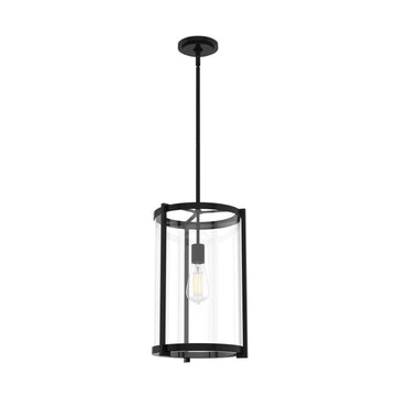 Astwood 1 Light Pendant Lighting Hunter Matte Black - Clear
