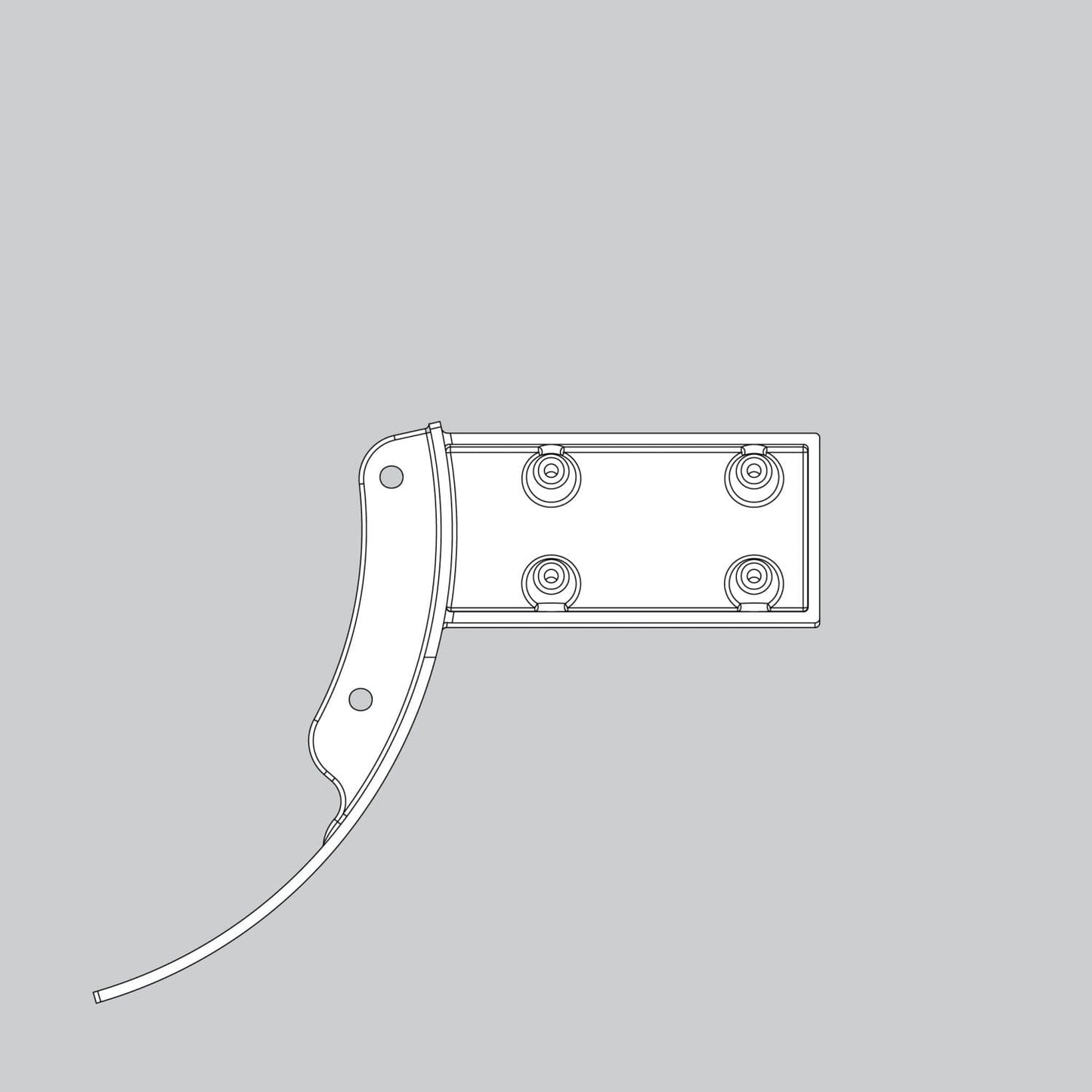 Blade Iron Set-Brushed Nickel - G110405214 Service Parts Hunter