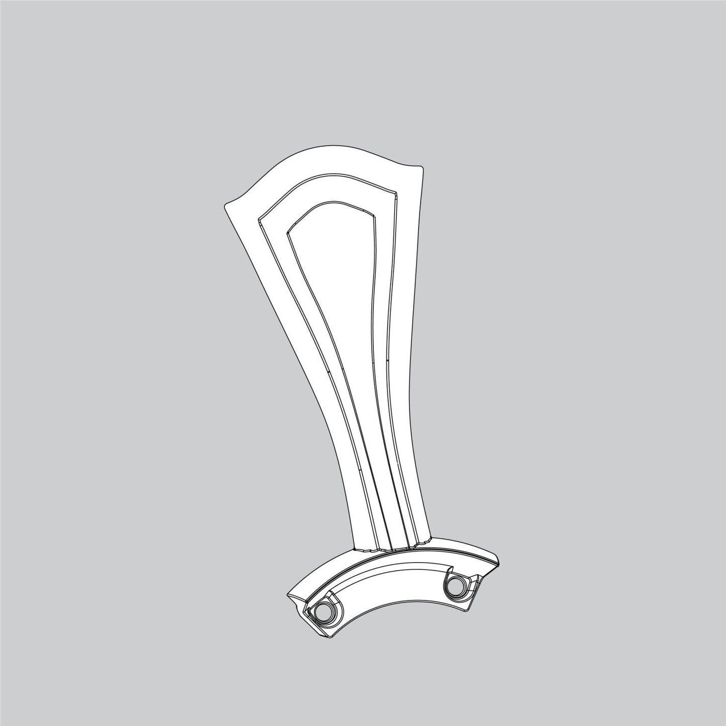Blade Iron Set-Brushed Nickel - K028905214 Service Parts Hunter