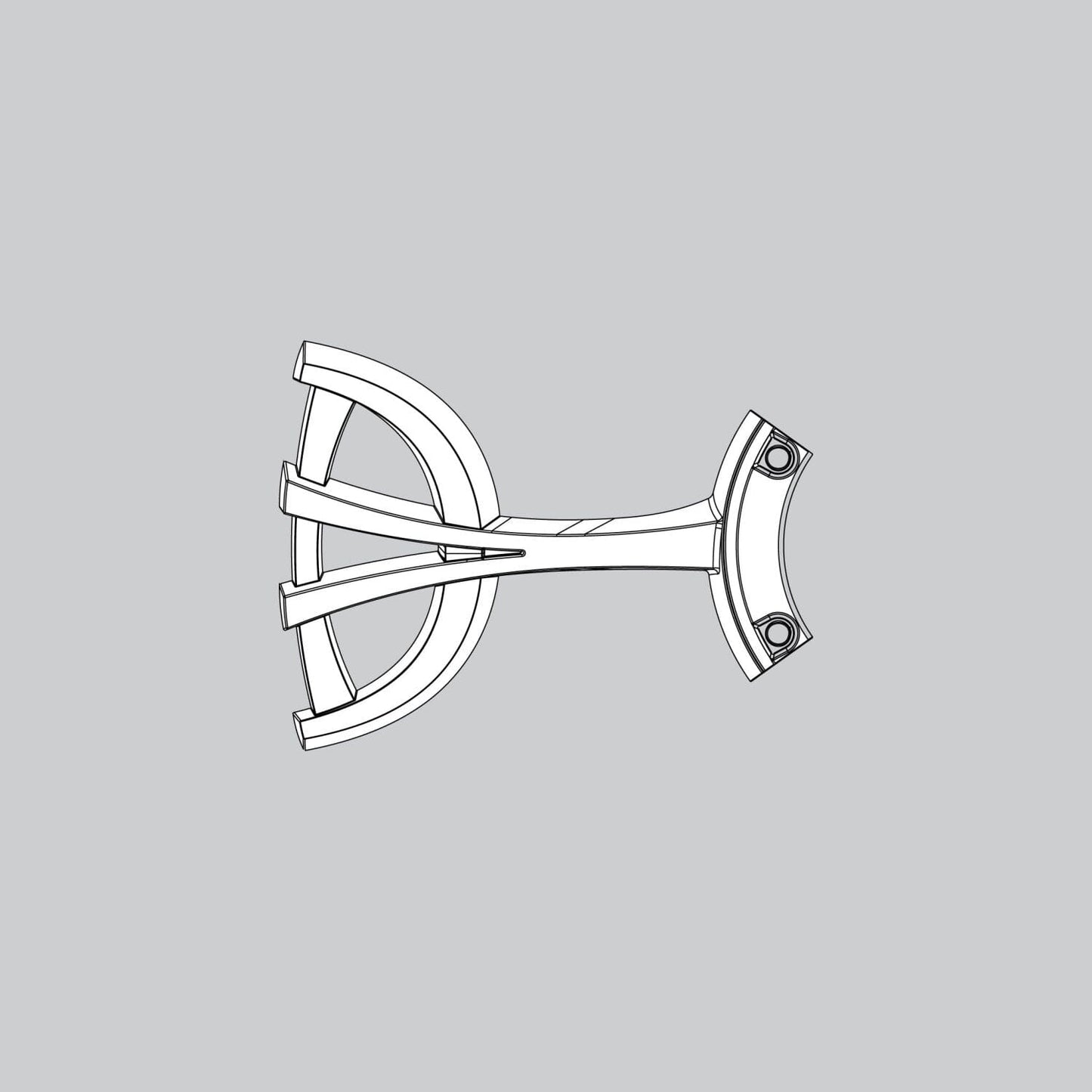 Blade Iron Set-Brushed Nickel - K037705214 Service Parts Hunter