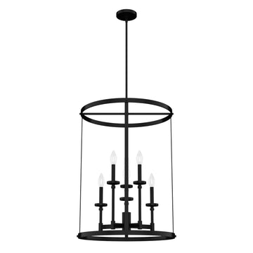 Briargrove Large Foyer Lighting Hunter Matte Black - None