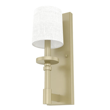 Briargrove Wall Sconce 1 Light Lighting Hunter Modern Brass