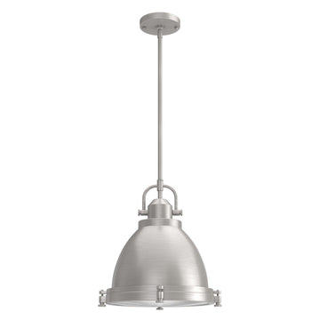 Bridgemoor 2 Light Pendant Lighting Hunter Brushed Nickel - Clear Holophane