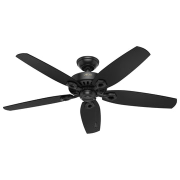Builder Elite Outdoor 52 inch Ceiling Fans Hunter Matte Black - Matte Black