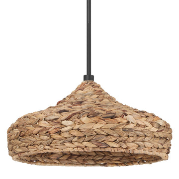 Cambria 1 Light Large 18 Inch Pendant Lighting Hunter Matte Black