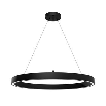 Canoga Jasmine Roth LED Large 30 Inch Chandelier Lighting Hunter Matte Black