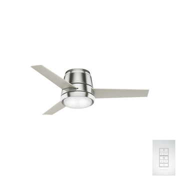 Commodus with LED Light 44 inch Ceiling Fans Casablanca Brushed Nickel - Matte Nickel