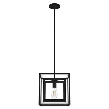 Doherty Convertible 1 Light Pendant 12 inch Lighting Hunter Natural Black Iron