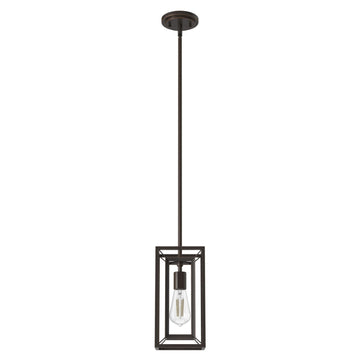 Doherty Mini Pendant 1 Light Lighting Hunter Onyx Bengal