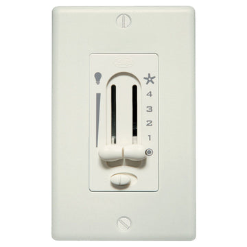 Fan-Light Dual Slide Wall Control with Preset - 27183 Ceiling Fan Accessories Hunter