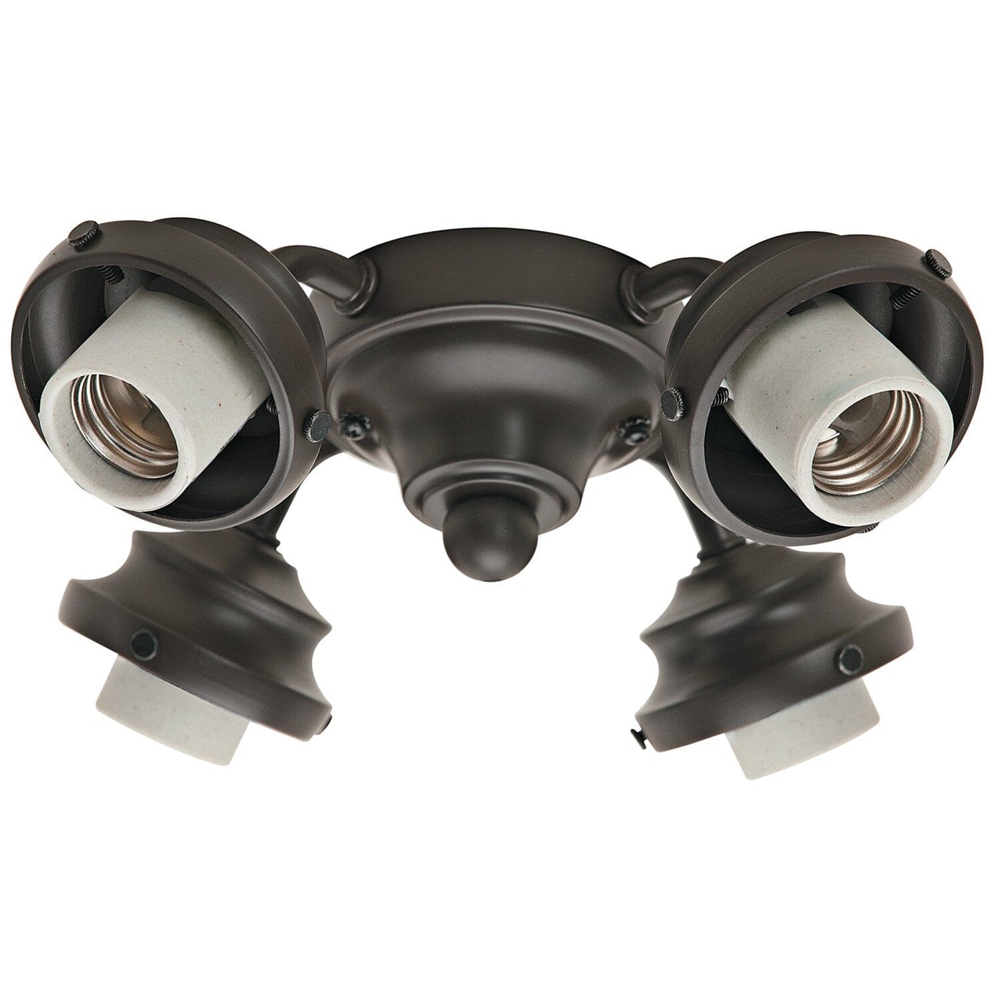 Four-Light New Bronze Fitter - 99143 Ceiling Fan Accessories Hunter New Bronze