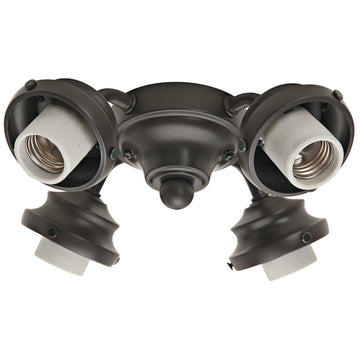 Four-Light New Bronze Fitter - 99143 Ceiling Fan Accessories Hunter New Bronze