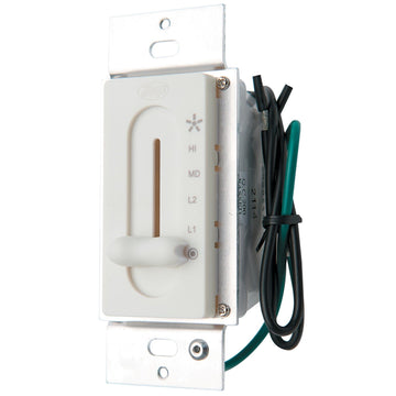 Four-Speed Slide Wall Control - 27181 Ceiling Fan Accessories Hunter