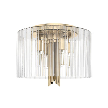 Gatz Flush mount Lighting Hunter Alturas Gold - Ribbed
