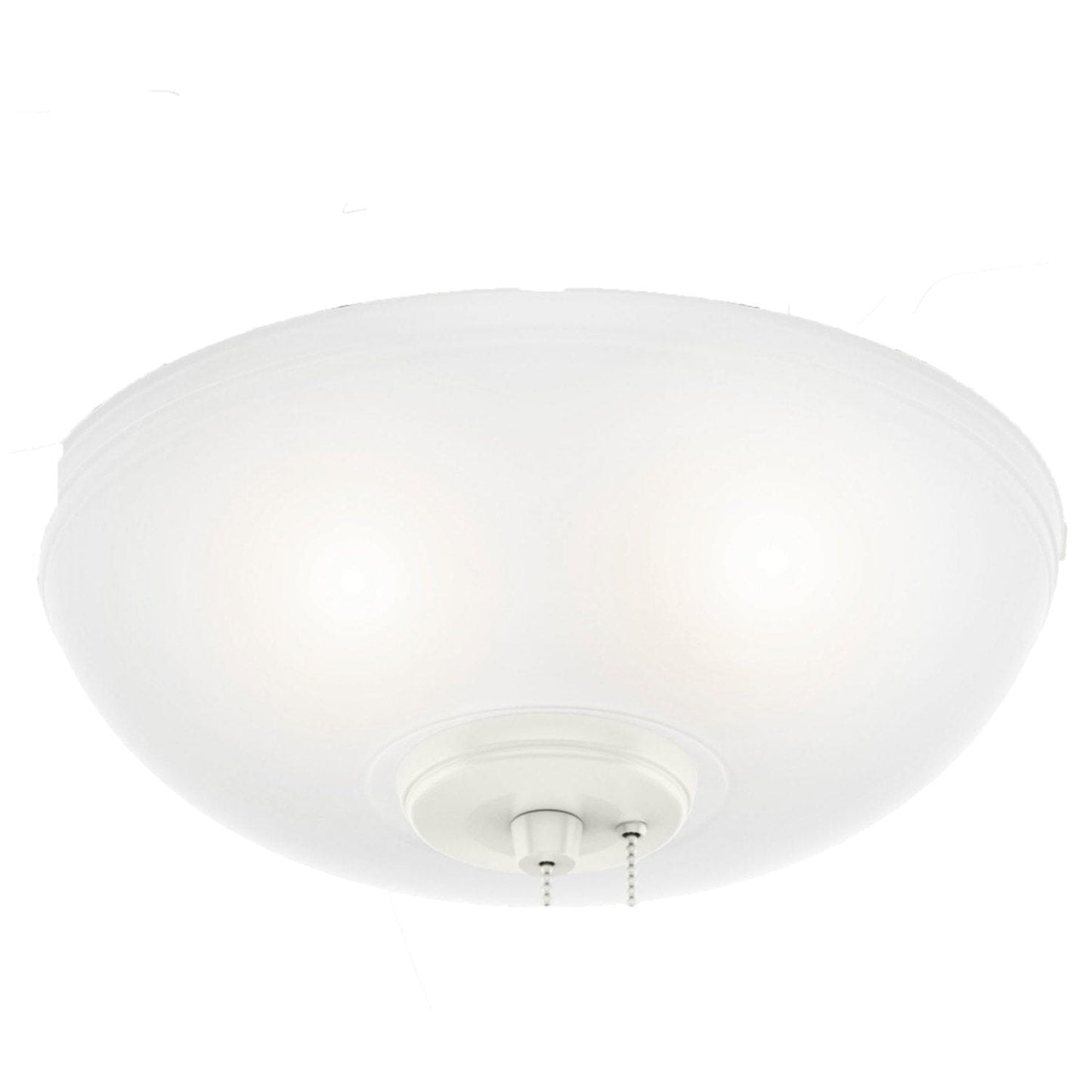 Glass Bowl-Painted Cased WHite - K712001045 Service Parts Hunter