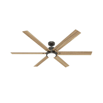 Gravity with LED light 72in Ceiling Fans Hunter Noble Bronze - Golden Maple