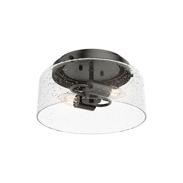 Hartland 2 Light Flush Mount Lighting Hunter Noble Bronze - Seeded