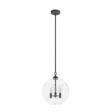 High Oaks 3 Light Pendant Lighting Hunter Noble Bronze - Seeded