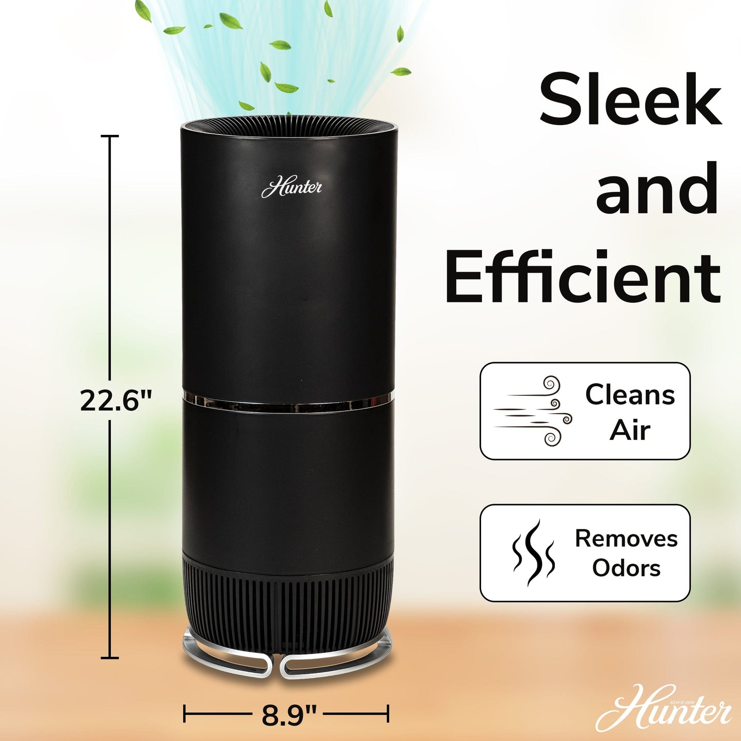 HP670 Large Tower True HEPA Air Purifier Collective Hunter Pure Air