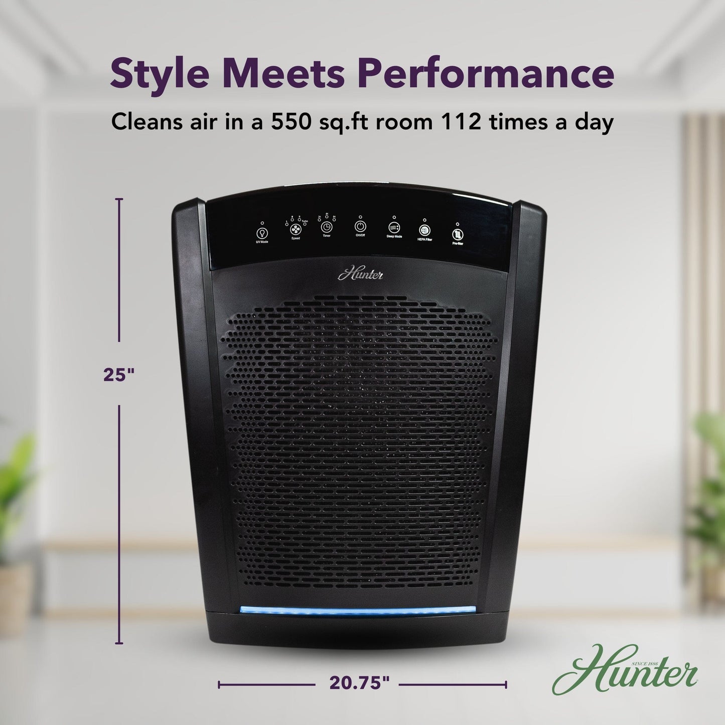 HP850UV Large UVC Multi-Room Console Air Purifier Service Parts Hunter Pure Air