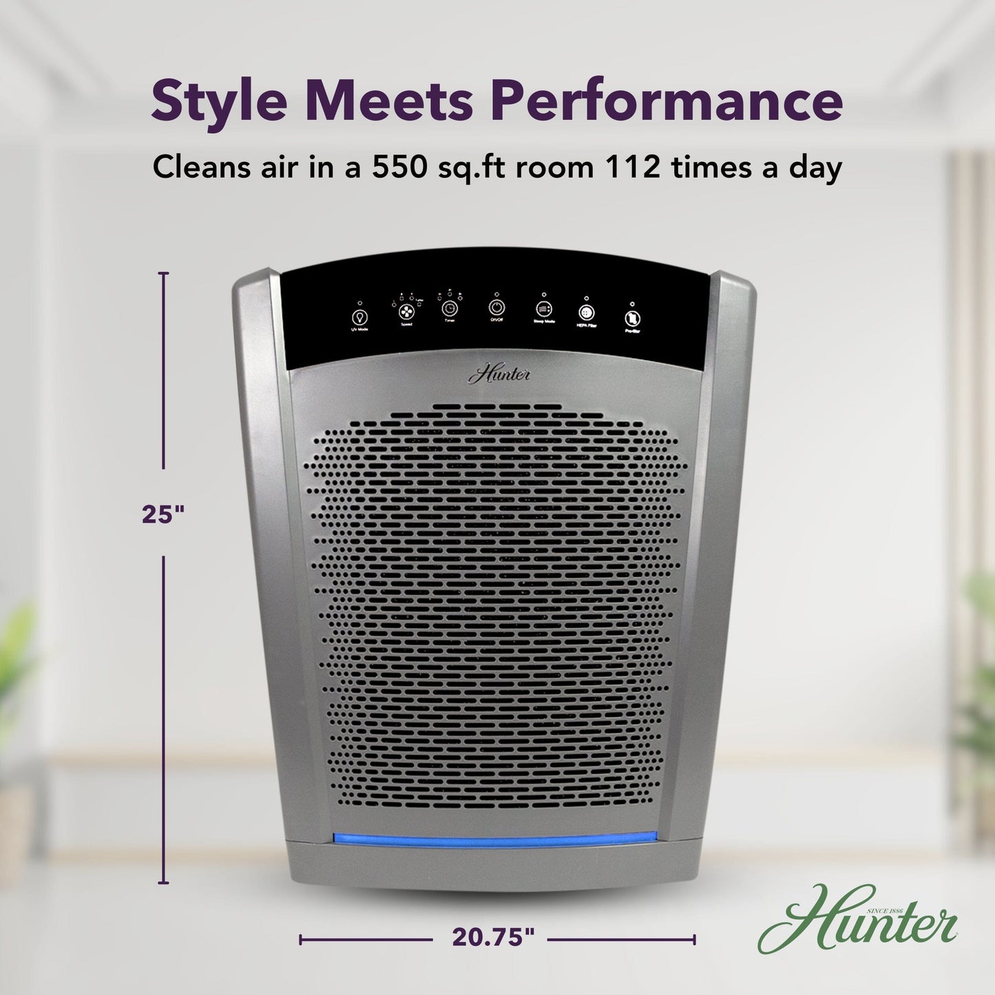 HP850UV Large UVC Multi-Room Console Air Purifier Service Parts Hunter Pure Air