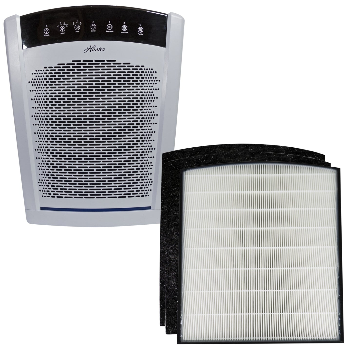 HP850UV Large UVC Multi-Room Console Air Purifier Service Parts Hunter Pure Air WHITE Value Pack