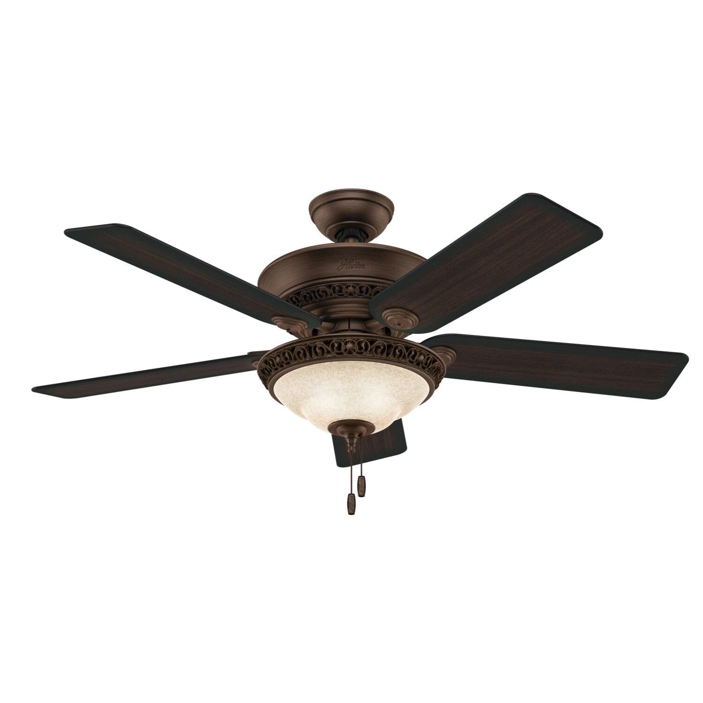 Italian Countryside with Light 52 inch Ceiling Fans Hunter P.A. Cocoa - Aged Barnwood 