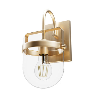 Karloff Sconce Lighting Hunter Alturas Gold - Clear