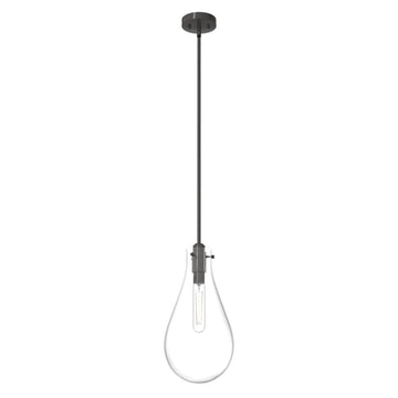 Lundin Pendant 1 Light 9 inch Lighting Hunter Noble Bronze - Clear