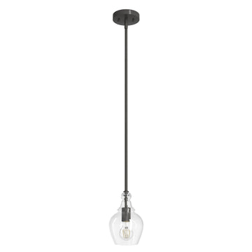 Maple Park 1 Light Mini Pendant Lighting Hunter Noble Bronze - Clear